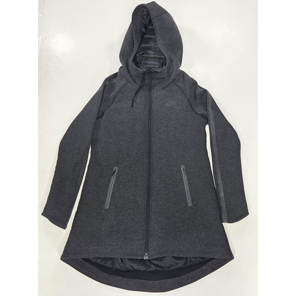 Nike Tech Aeroloft Fleece Parka 800 Fill Goose Down Jacket Primaloft Women XS